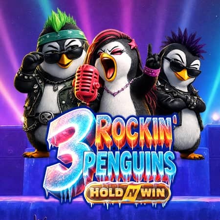 3 Rockin' Penguins Hold 'n' Win