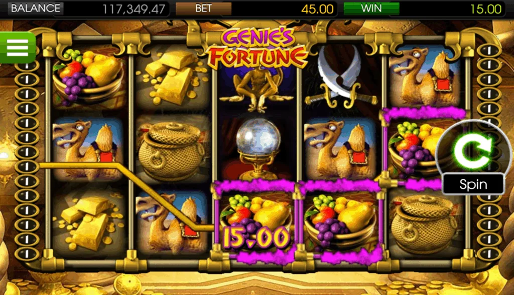 Genie’s Fortune slot features and rtp