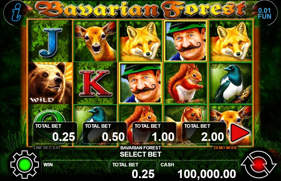 Bavarian Forest slot game screenshot