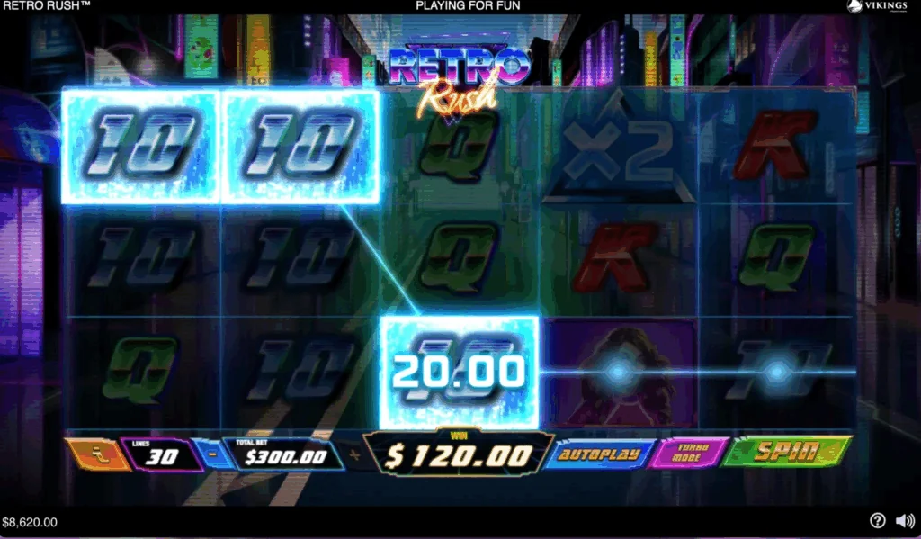 Retro Rush demo gameplay how to play