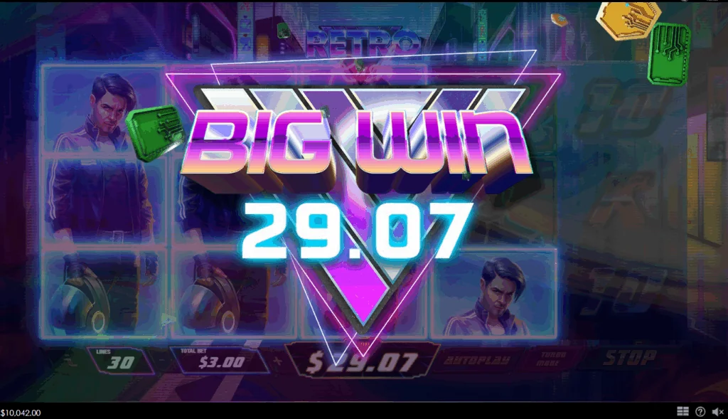 Retro Rush slot features and rtp