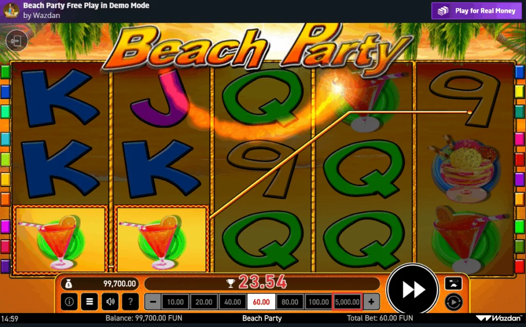 Beach Party demo gameplay how to play