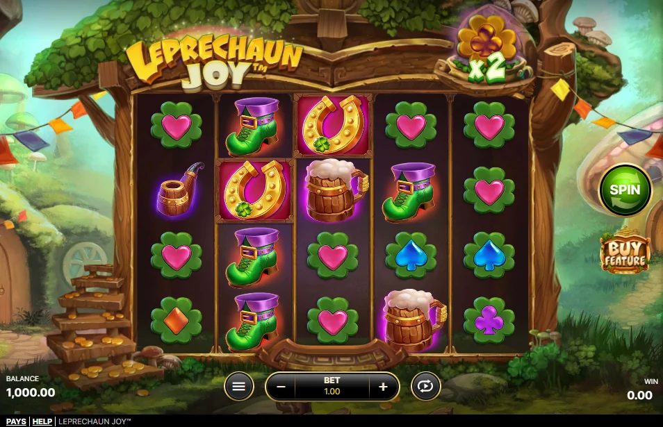 Leprechaun Joy slot game screenshot