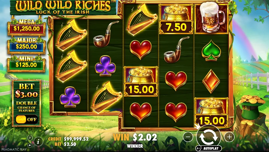 Wild Wild Riches slot game screenshot