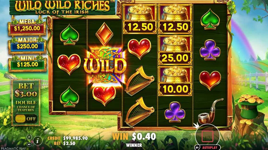Wild Wild Riches slot features and rtp