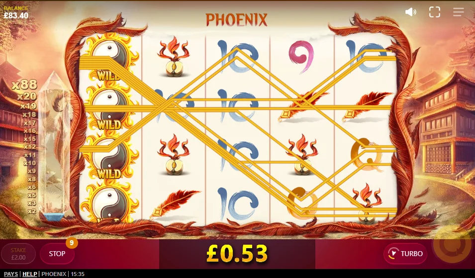 Phoenix slot features and rtp