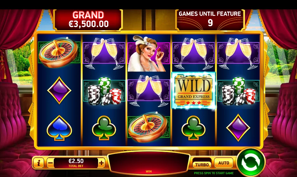 Grand Express: Action Class slot game screenshot