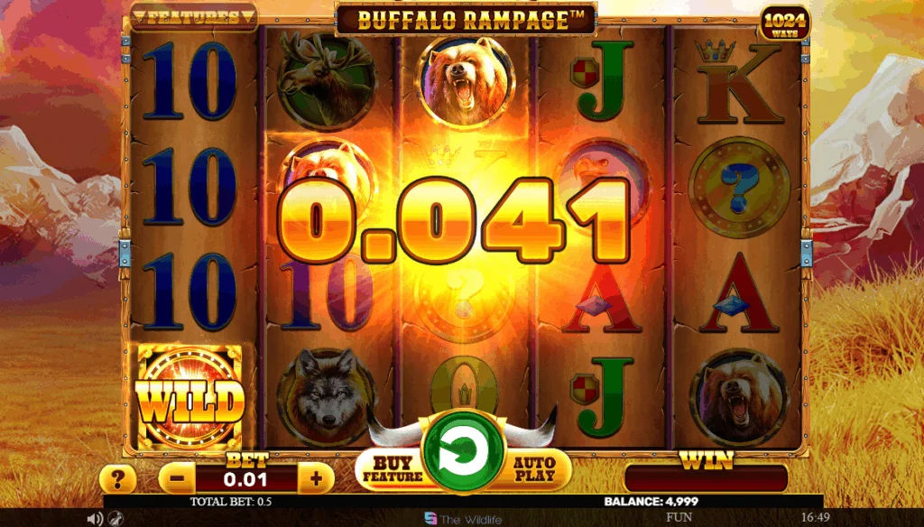 Buffalo Rampage – Hold & Hit slot game screenshot