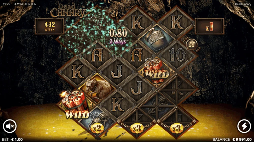 Dead Canary slot features and rtp