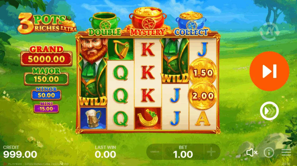 3 Pots Riches Extra slot game screenshot