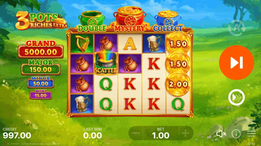 3 Pots Riches Extra slot game