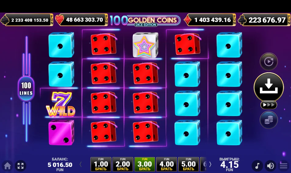 100 Golden Coins demo gameplay how to play