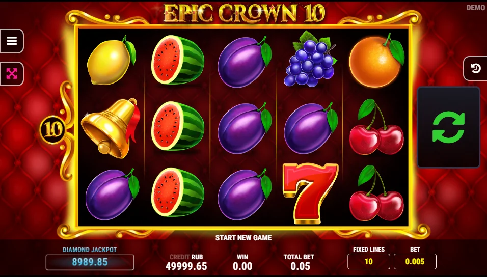 Epic Crown 10 slot game