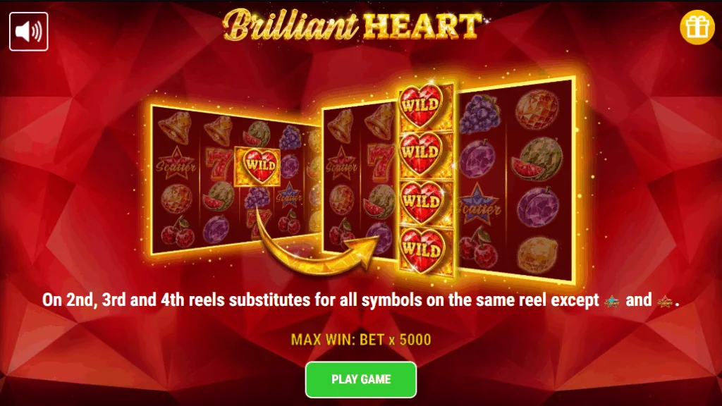 Brilliant Heart slot game screenshot
