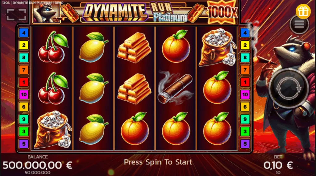 Dynamite Run Platinum demo gameplay