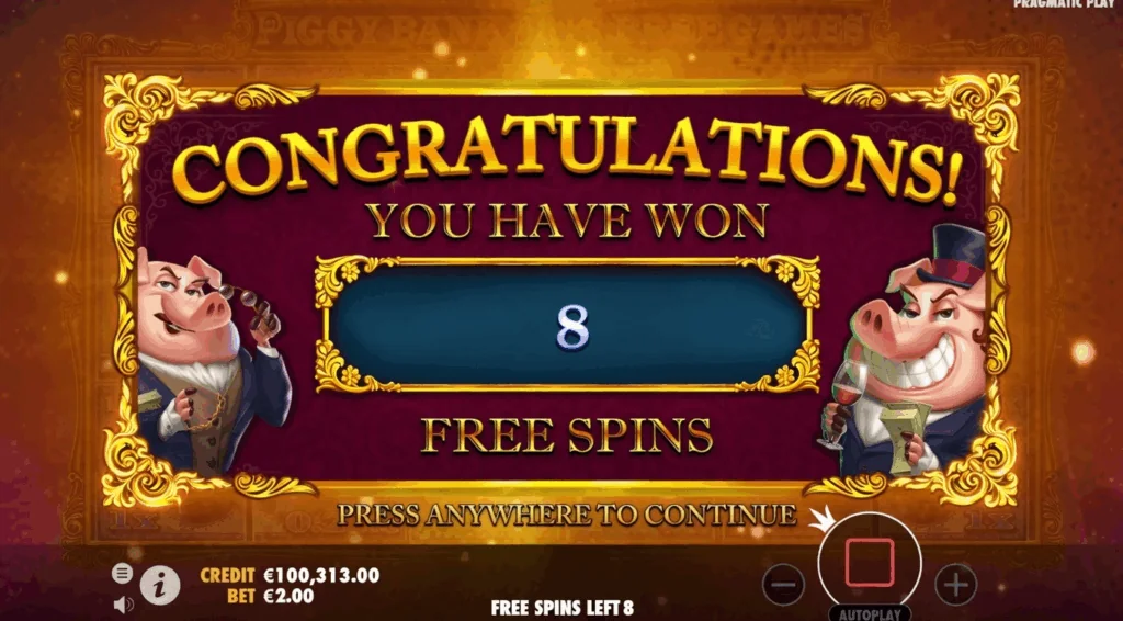 Piggy Bank Bills slot features and rtp