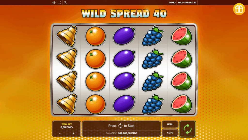 Wild Spread 40 slot game screenshot