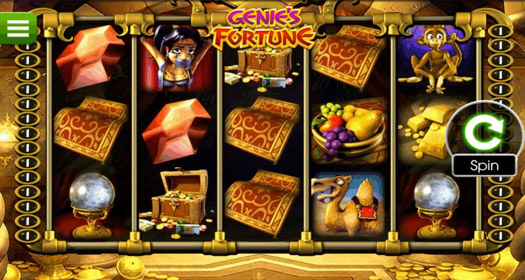 Genie’s Fortune slot game screenshot