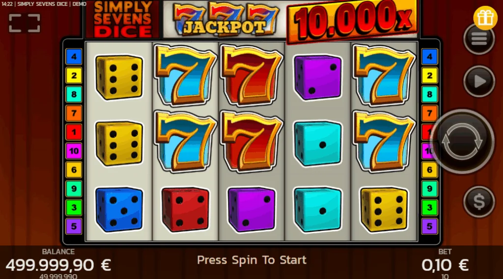 Simply Sevens Dice demo gameplay