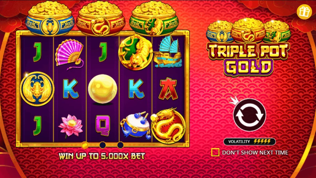 Triple Pot Gold slot game screenshot