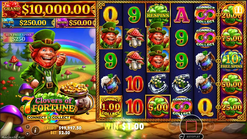 7 Clovers of Fortune demo gameplay how to play