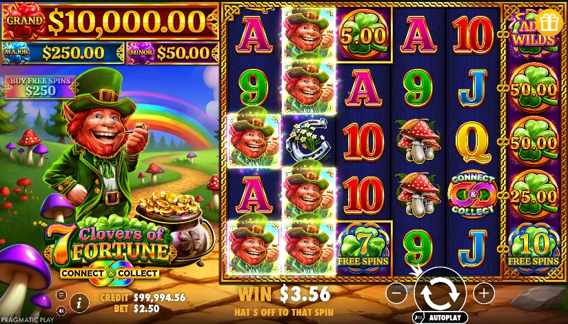7 Clovers of Fortune slot game