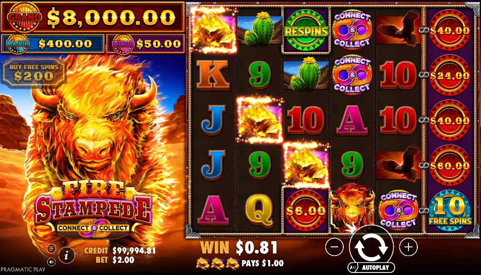 Fire Stampede demo gameplay how to play