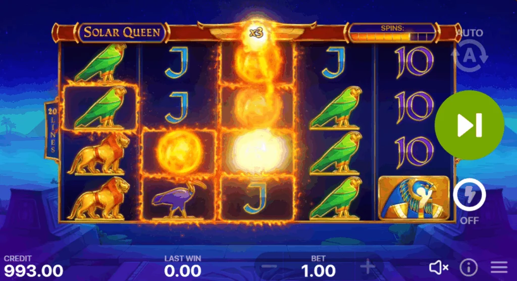 Solar Queen slot game
