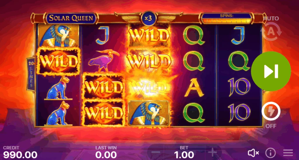 Solar Queen slot features and rtp