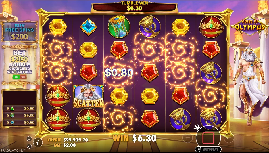 Gates of Olympus slot game