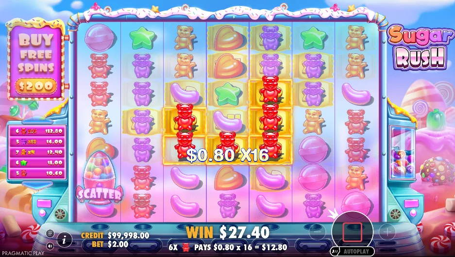 Sugar Rush demo gameplay how to play
