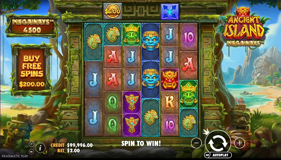 Ancient Island Megaways slot game