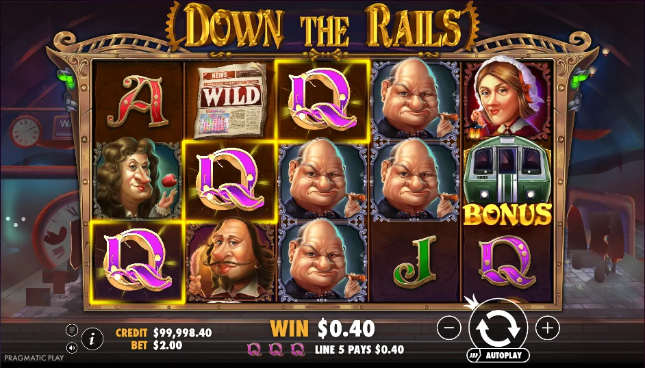 Down the Rails demo gameplay how to play