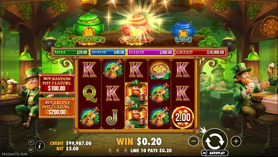 Lucky's Wild Pub slot game
