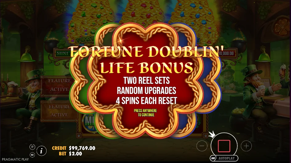 Lucky's Wild Pub slot features and rtp