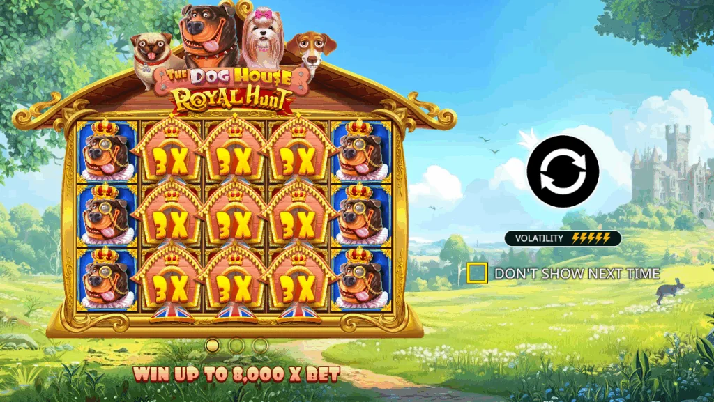 The Dog House – Royal Hunt slot game screenshot