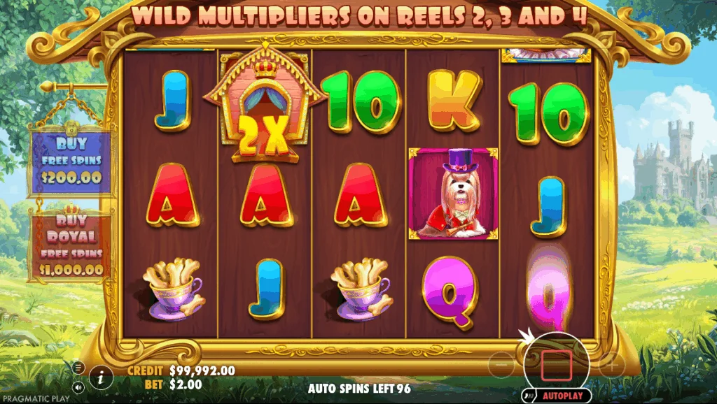 how to play The Dog House – Royal Hunt slot game