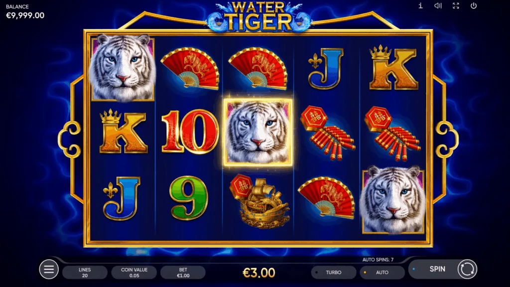 Water Tiger slot game
