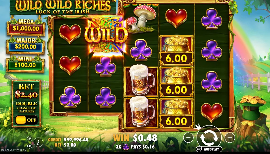 Wild Wild Riches demo gameplay how to play