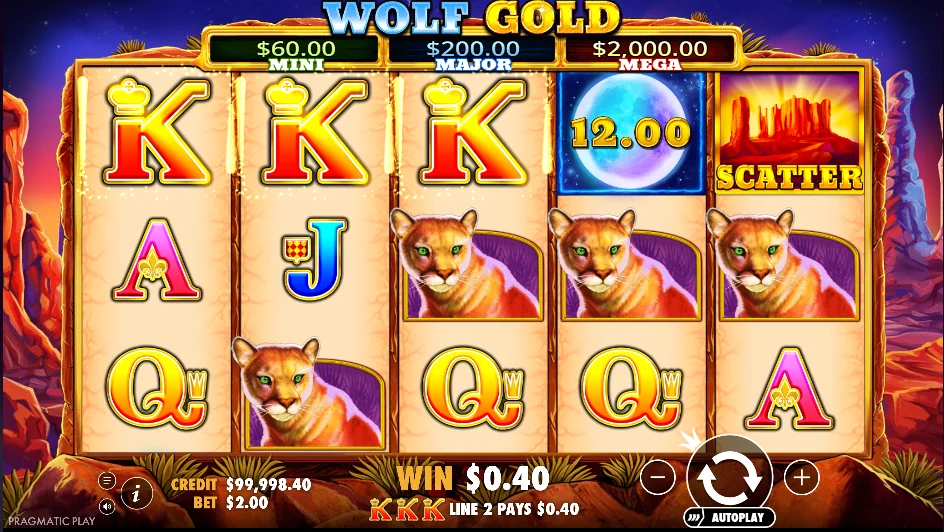Wolf Gold demo gameplay how to play