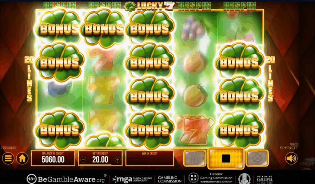 Lucky 77 slot features and rtp