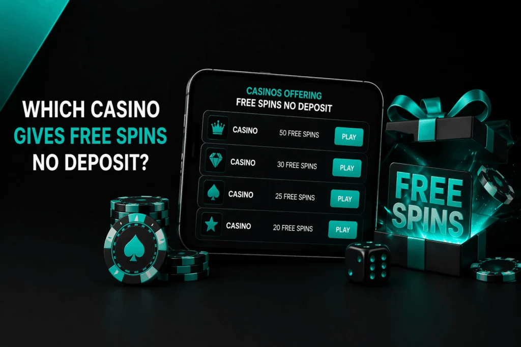 Which casino gives free spins no deposit?