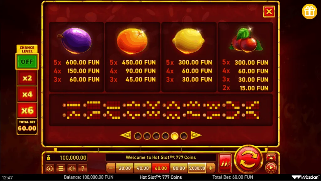 how to play 777 Coins game