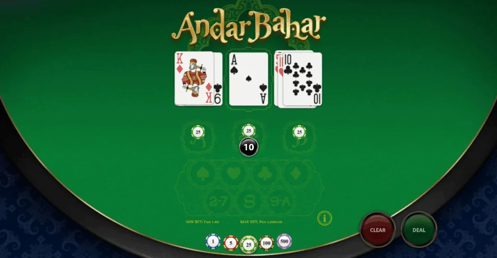 Andar Bahar slot features and rtp