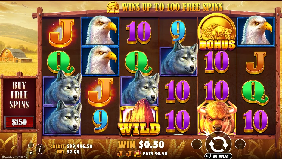 Buffalo King slot game