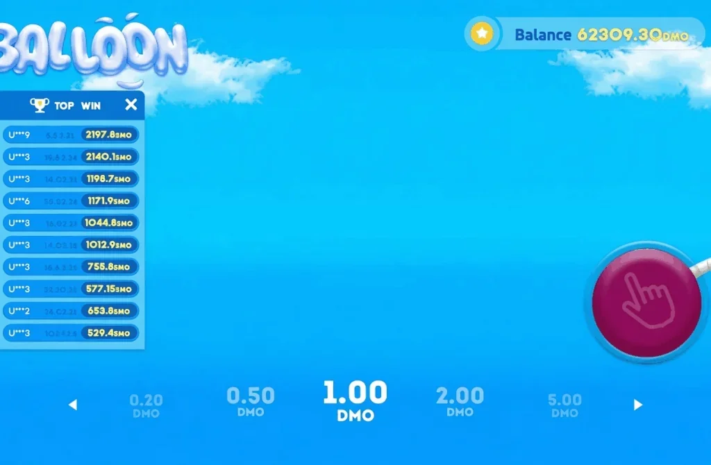how to play Balloon Crash Game slot game
