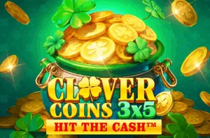 Clover Coins 3×5 Slot Review by TaDa Gaming – RTP & Demo