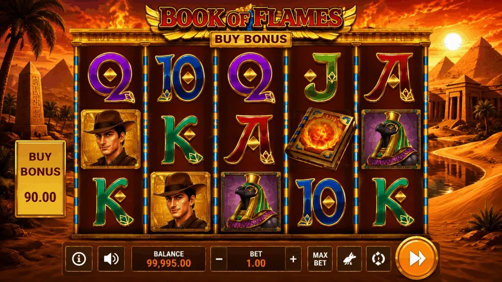 Book of Flames: Hold & Win slot game