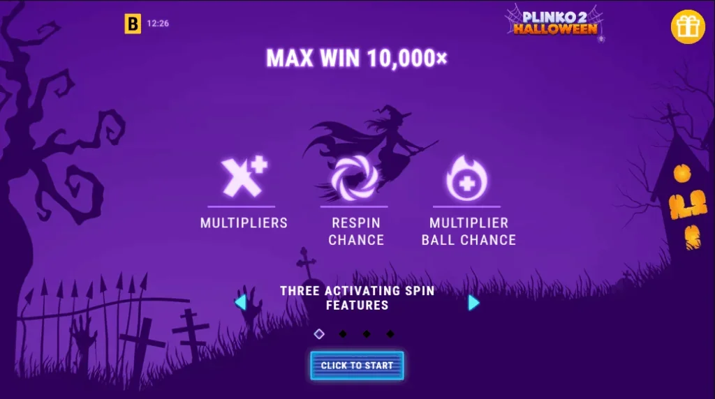 Plinko 2 Halloween slot game