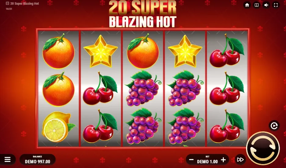 20 Super Blazing Hot slot game